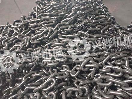礦用高強度圓環(huán)鏈 淬火熱處理輸送機鏈條 全自動(dòng)焊接拉力均勻