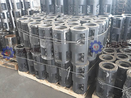 刮板機半滾筒 40T煤溜子機頭部傳動(dòng)配件 輸送機鑄造滾筒總成